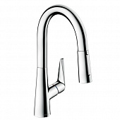 Купить Смеситель Hansgrohe Talis S 160 72815000 для кухни с выдвижным изливом по низкой цене