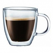 Купить Набор термокружек (2 шт) BODUM Bistro, 0.31л, цвет прозрачный по низкой цене