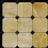 Купить Мозаика Natural Octagon M073+M076-BP10 из оникса и мрамора по низкой цене
