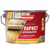 Купить Лак Parade Classic L10 Паркет & Деревянный пол алкидно-уретановый, паркетный, полуматовый 2,5 л по низкой цене