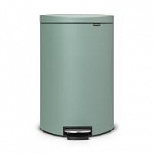 Купить Бак Brabantia FlatBack+ мусорный, минерально-мятный, 40 л по низкой цене
