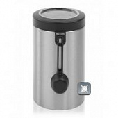 Купить Контейнер Brabantia стальной, с мерной ложкой, стальной матовый 1,7 л по низкой цене