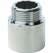 Купить Удлинитель Stout SFT-0002-003425 3/4 дюйма 25 мм хромированный с внутренней и наружной резьбой по низкой цене