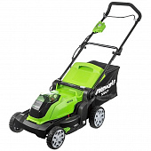 Купить Газонокосилка Greenworks G40LM40 аккумуляторная без аккумулятора и зарядного устройства по низкой цене