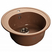 Купить Мойка GranFest Rondo GF-R510 кухонная композитная терракотовая D508 мм по низкой цене