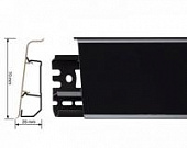 Деревянный, металлический, пластиковый напольный плинтус.