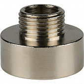 Купить Переходник Stout SFT-0008-000112 1х1/2 дюйма никелированный с внутренней и наружной резьбой по низкой цене