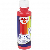 Купить Колер-краска Alpina Kolorant Rot красная 0,5 л по низкой цене