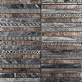 Купить Мозаика Skalini Golden Line GLN-2 из мрамора по низкой цене