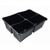 Купить Кассета для рассады 4 ячейки 180 мл объем 0,72 л по низкой цене