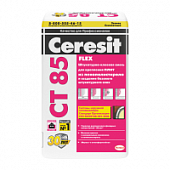 Купить Смесь Ceresit CT 85 для плит из пенополистирола штукатурно-клеевая 25 кг по низкой цене