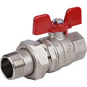 Купить Кран Stout шаровой SVB-1007-000020 полнопроходной латунный американка по низкой цене