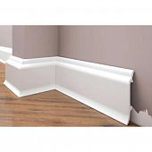 Деревянный, металлический, пластиковый напольный плинтус.