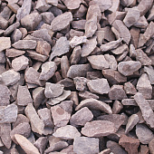 Купить Крошка каменная 10-20 мм 25 кг красная по низкой цене