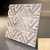 Купить Стеновая 3D панель Relieffo Pyramid (Сосна) Д024С 600х600х30 мм по низкой цене