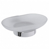Купить Мыльница Bemeta Oval стеклянная 118408021 хром по низкой цене
