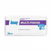 Купить Шпаклевка Knauf Multi-Finish цементная фасадная белая 25 кг по низкой цене
