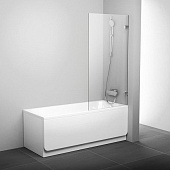Купить Шторка Ravak Brilliant BVS1-80 для ванны стекло Transparent хром 1500х800 мм по низкой цене