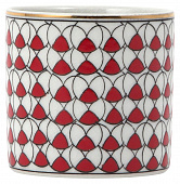 Купить Шкатулка MHLiving Samarkand round red 007196 по низкой цене