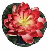 Купить Светильник TDM Кувшинка розовая мультицвет для водоема на солнечной батарее светодиодный по низкой цене