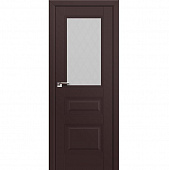Купить Дверное полотно Profil Doors 67U экошпон темно-коричневая стекло ромб 2000х900 мм по низкой цене