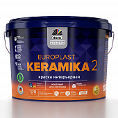 Купить Краска интерьерная dufa PREMIUM Europlast Keramika 2 белая 2,5 л база 1 по низкой цене