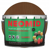 Купить Пропитка Neomid Bio Color Classic для древесины Орех 9 л по низкой цене