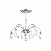 Купить Люстра Freya Fountain FR605-05-N никель G9 5х40W 220V потолочная по низкой цене