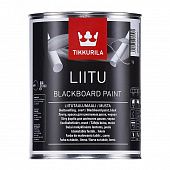 Купить Краска Tikkurila Liitu для школьных досок черная 1 л по низкой цене