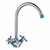 Купить Смеситель Decoroom для кухни DR46028-Blue по низкой цене