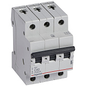 Купить Автоматический выключатель Legrand RX3 419712 3P C 40A 4,5 кА по низкой цене