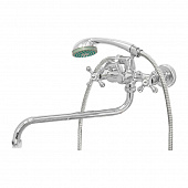 Купить Смеситель Zerich Крест SBZC 1279 для ванны, двуручный по низкой цене