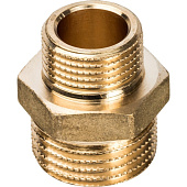 Купить Ниппель Stout переходной SFT-0003-001238 1/2х3/8 дюйма с наружной резьбой по низкой цене