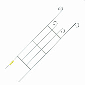 Купить Поддержка для кустов малая D 4,5 мм по низкой цене
