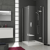 Купить Стенка Ravak Smart Line SMPS-90 L Transparent душевая хром по низкой цене