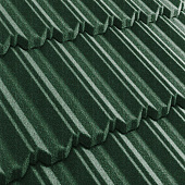 Купить Черепица Metrotile Metroclassic композитная зеленая по низкой цене
