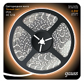 Купить Лента Gauss LED 312000105 2835/60-SMD светодиодная IP20 4,8W 12V DC теплый белый 5 м по низкой цене