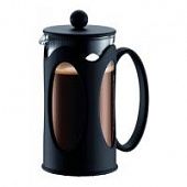 Купить Кофейник френч-пресс Bodum Kenya New черный 0.35 л по низкой цене