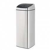 Купить Бак Brabantia Touch Bin New мусорный, прямоугольный, полированная сталь, 25 л по низкой цене