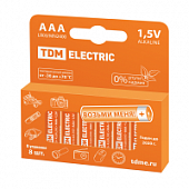 Купить Элемент питания TDM electric ААА (8 шт) по низкой цене