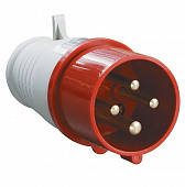 Купить Вилка IEK ССИ-014 PSR02-016-4 16А 3P+PE 380В силовая по низкой цене