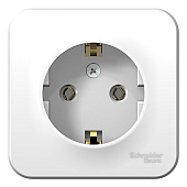 Купить Розетка Schneider Electric Blanca BLNRA010111 одноместная с заземлением с изолирующей пластиной белая по низкой цене