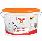 Купить Краска Alpina Экстрабелая интерьерная матовая 2,5 л по низкой цене