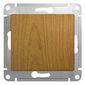 Купить Выключатель Schneider Electric Glossa GSL000511 одноклавишный дуб по низкой цене