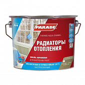 Купить Эмаль Parade Classic A4 Радиаторы отопления акриловая термостойкая полуматовая белая 2,7 л по низкой цене