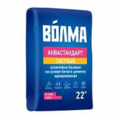 Купить Шпаклевка ВОЛМА Аквастандарт армированная базовая 22 кг по низкой цене