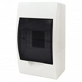 Купить Щит ЩРН-П-4 распределительный навесной 4 модуля с DIN-рейкой IP40 по низкой цене
