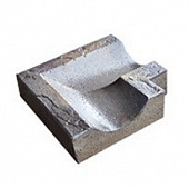 Купить Водоотвод KR Professional 77012 из искусственного камня угловой серый по низкой цене