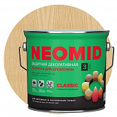 Купить Пропитка Neomid Bio Color Classic для древесины бесцветная 2,7 л по низкой цене