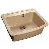 Купить Мойка GranFest Standart GF-S605 кухонная композитная бежевая 604х515 мм по низкой цене